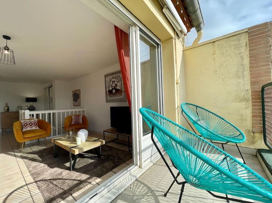 Duplex 70M2 - Vue Cite Medievale - Parking Gratuit Carcassonne Exterior foto