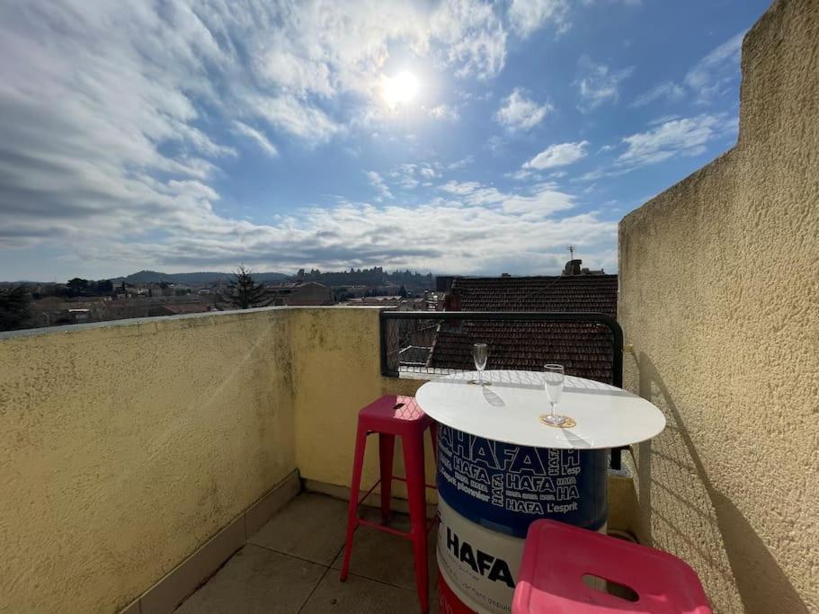 Duplex 70M2 - Vue Cite Medievale - Parking Gratuit Carcassonne Exterior foto