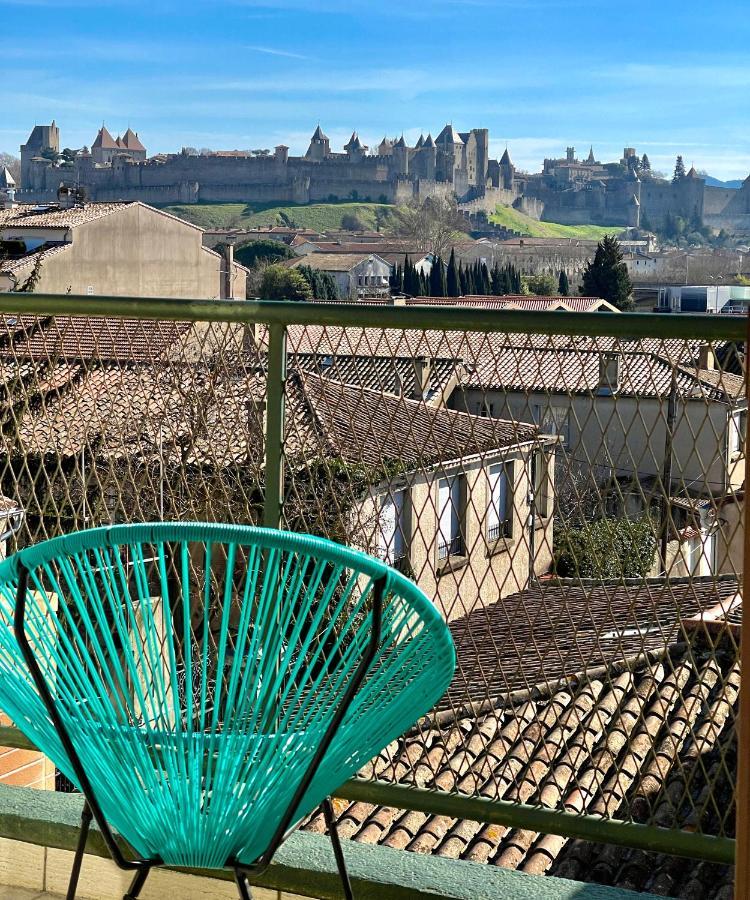 Duplex 70M2 - Vue Cite Medievale - Parking Gratuit Carcassonne Exterior foto